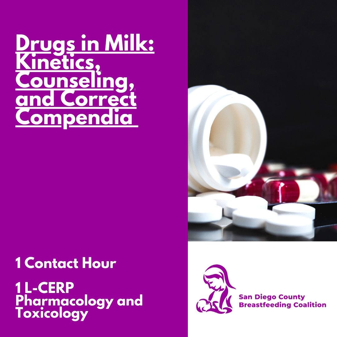 Drugs in Milk Kinetics, Counseling, and Correct Compendia (2)